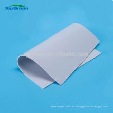 Hoja de goma de silicona transparente delgada y suave calor